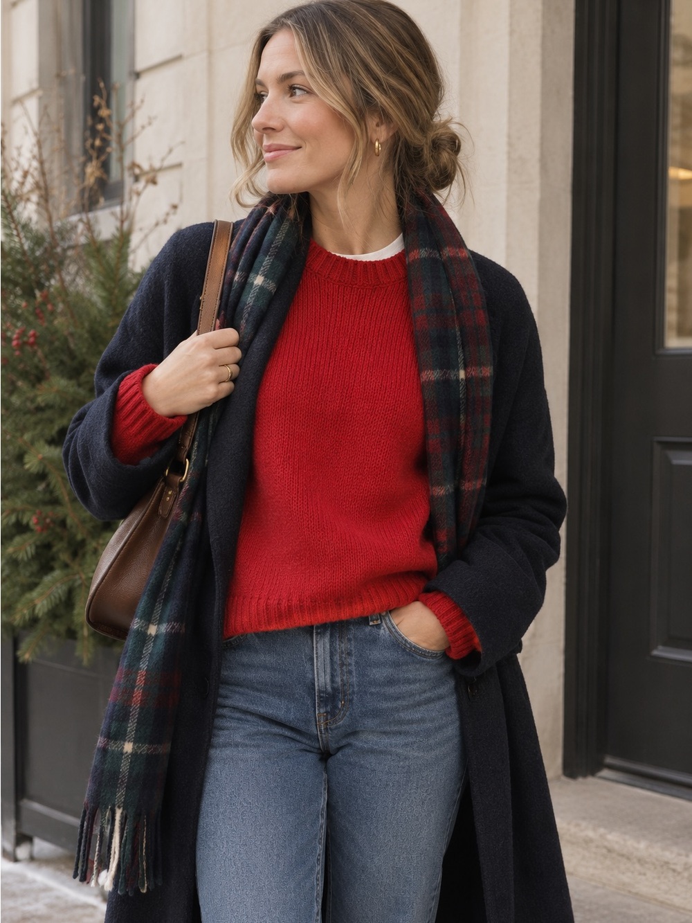 GAP vintage Red Crewneck Sweater